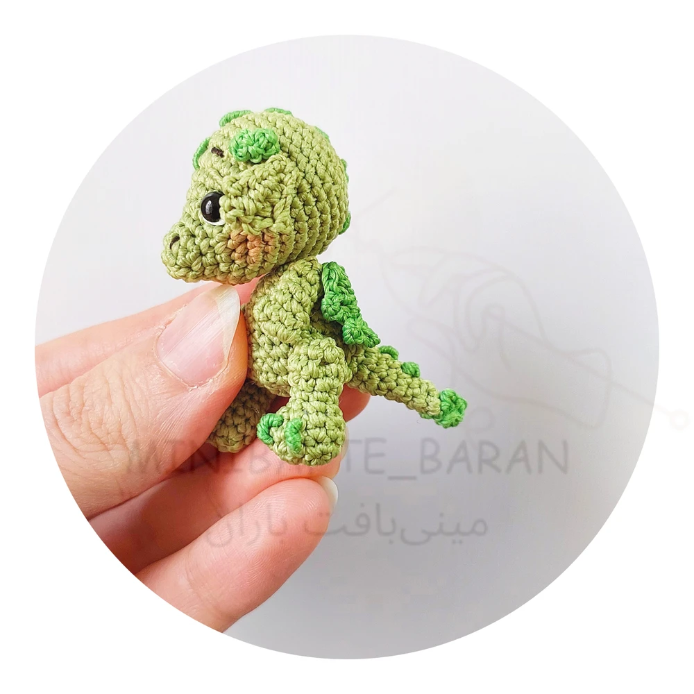 آموزش قلاب بافی و عروسک بافی داینو
