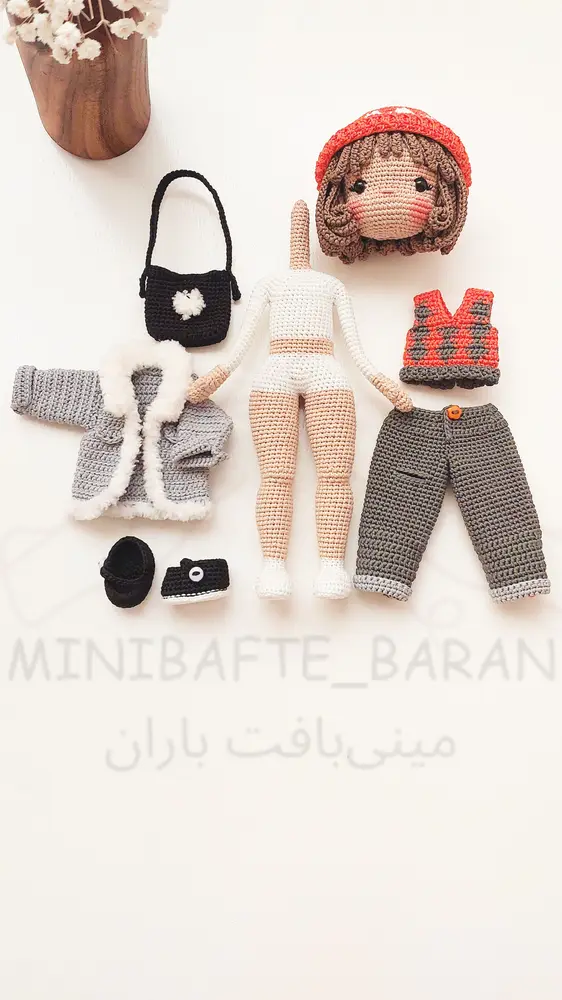 بافت عروسک روسی جولیا