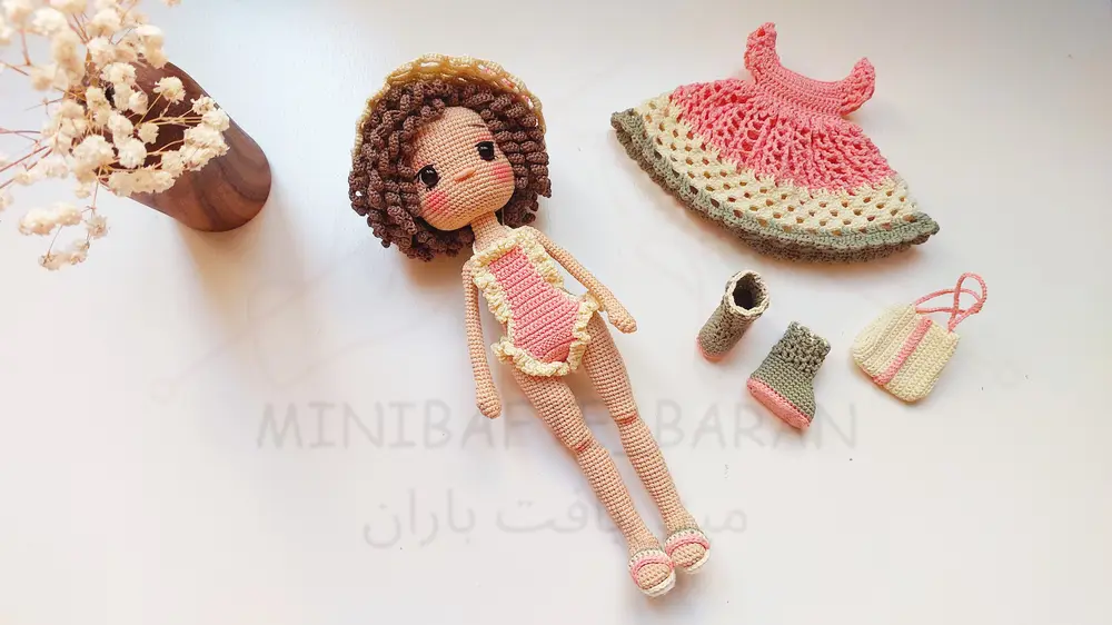 عروسک مفتول گذاری شده پریا